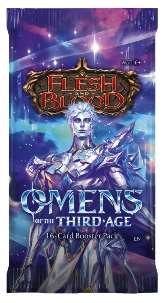 Flesh and Blood Omens of the Third Age: Booster Pack of 16 Cards, English Edition